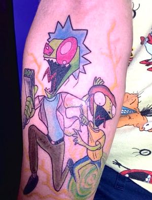 Mixing Rick & Morty with Zim Invader 