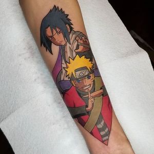 Naruto and Sasuke from Naruto: Shippuden by Jason Mims