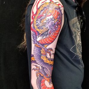 Dragon sleeve by Nick Clark