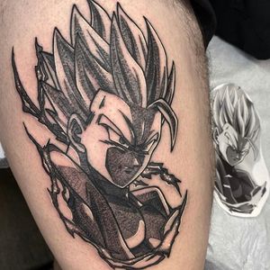 Awesome Dragon Ball Z tattoo by Chris O'Toole
