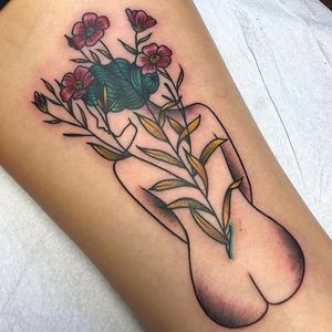 Flower lady by Samantha Frederick