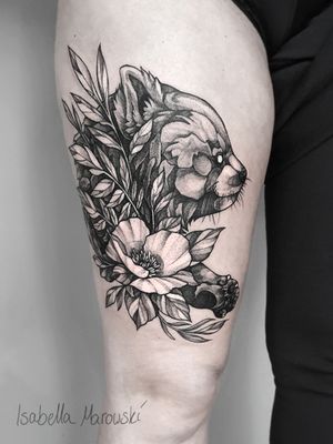 Blackwork - Red Panda
Tattoo / Leg