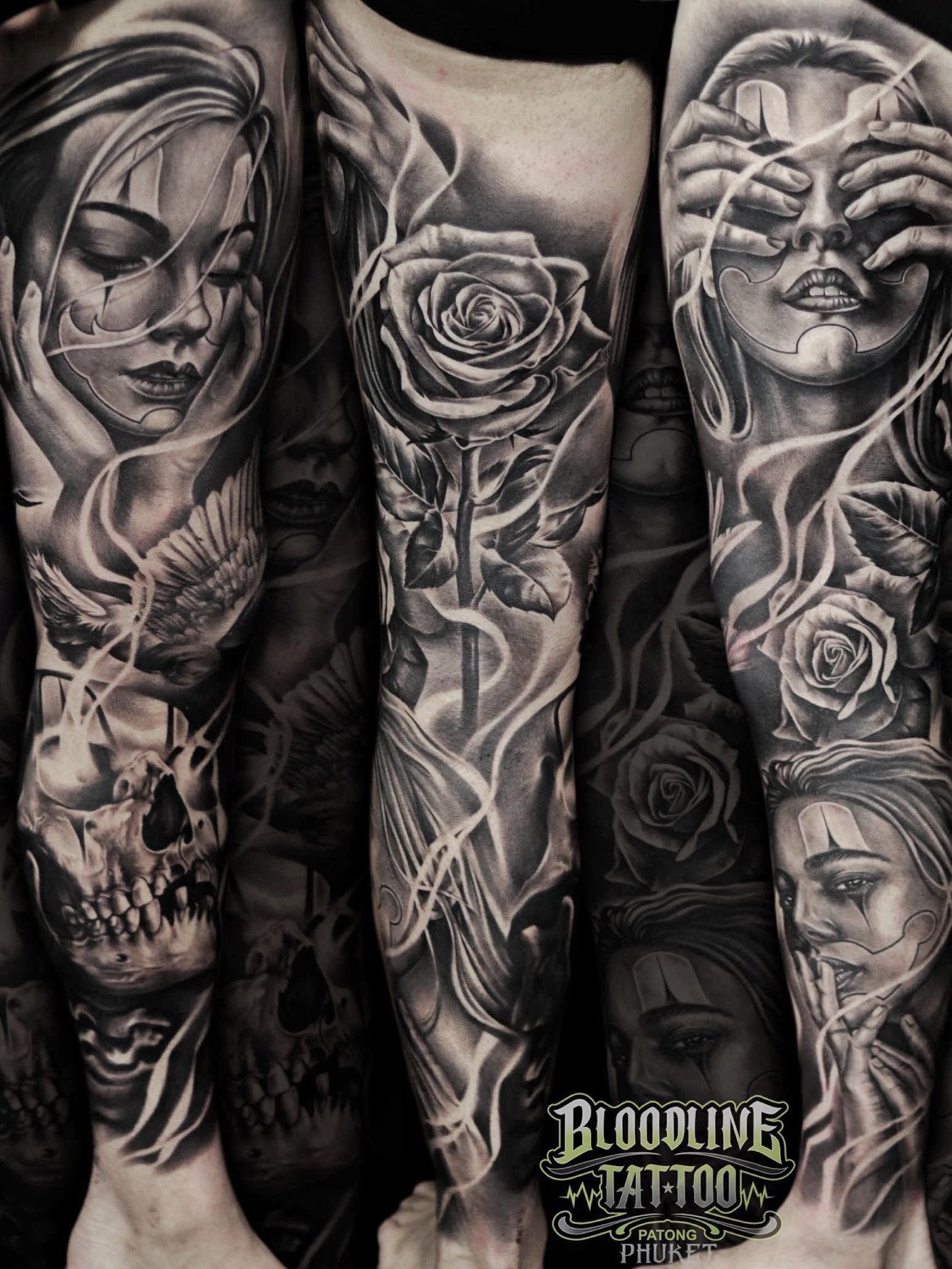 Tattoo uploaded by Bloodline Tattoo Phuket • Realistic Full Leg