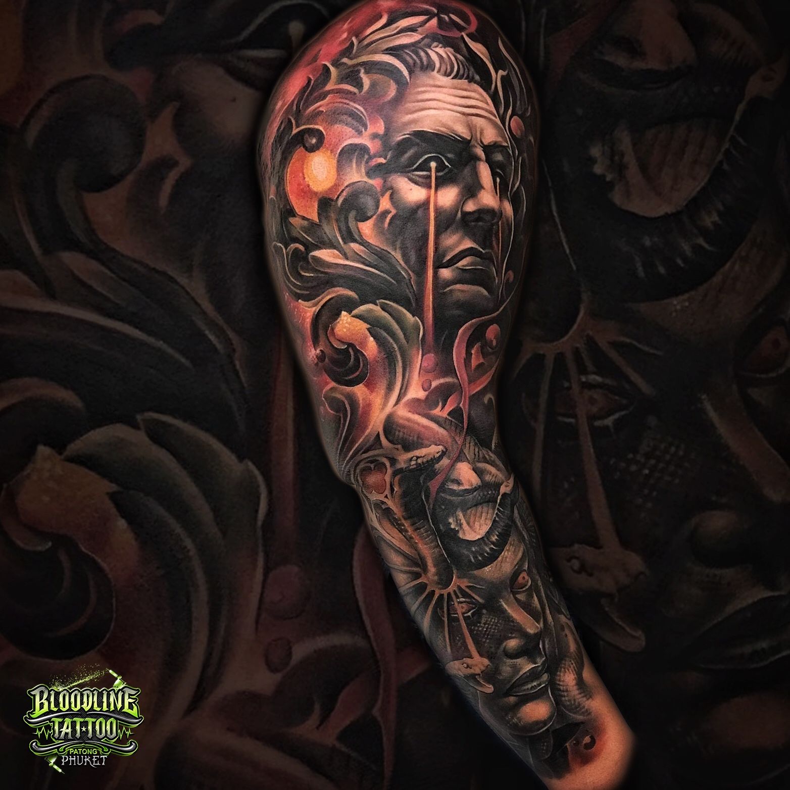 Tattoo uploaded by Bloodline Tattoo Phuket • Realistic Full Leg Sleeve •  Tattoodo