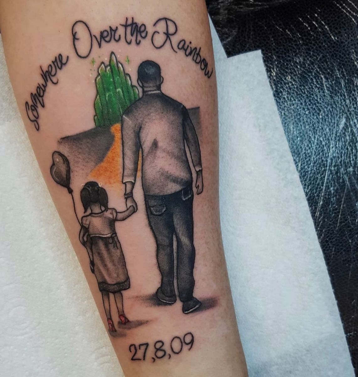 Tattoo uploaded by Danny Roseman • Client wanted a father and daughter ...