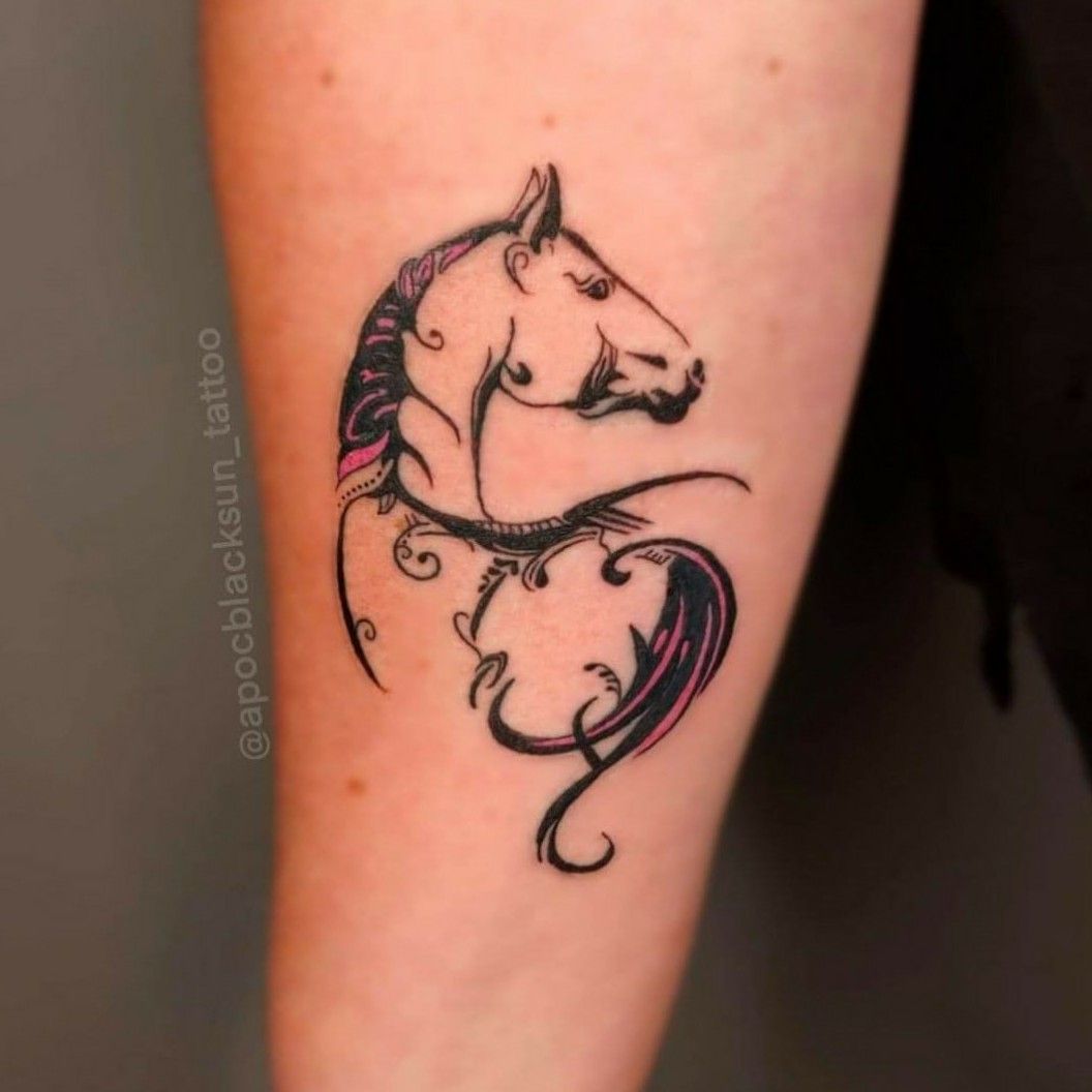 Horse Tattoo PNG Transparent Images Free Download | Vector Files | Pngtree