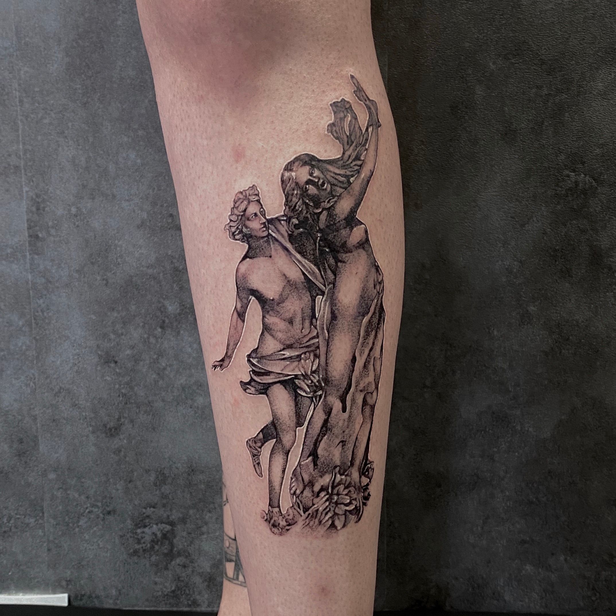 Revival Tattoos on Twitter Apollo Greek god tattoo done by Greg  httpstco3QnDfWze4X  Twitter