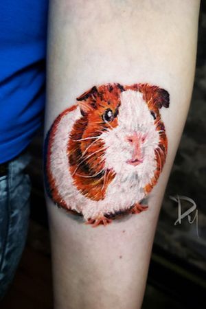 color mouse tattoo by tattoo artist Dylan C in Montreal. 