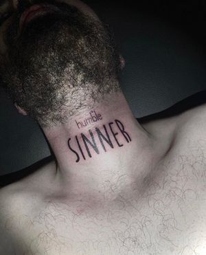 Humble sinner Tattoo by Erroc #work #tattooblack #darkfloral #freehand #fineart #blackwork #nature #paris #tattoodo #handpoke 