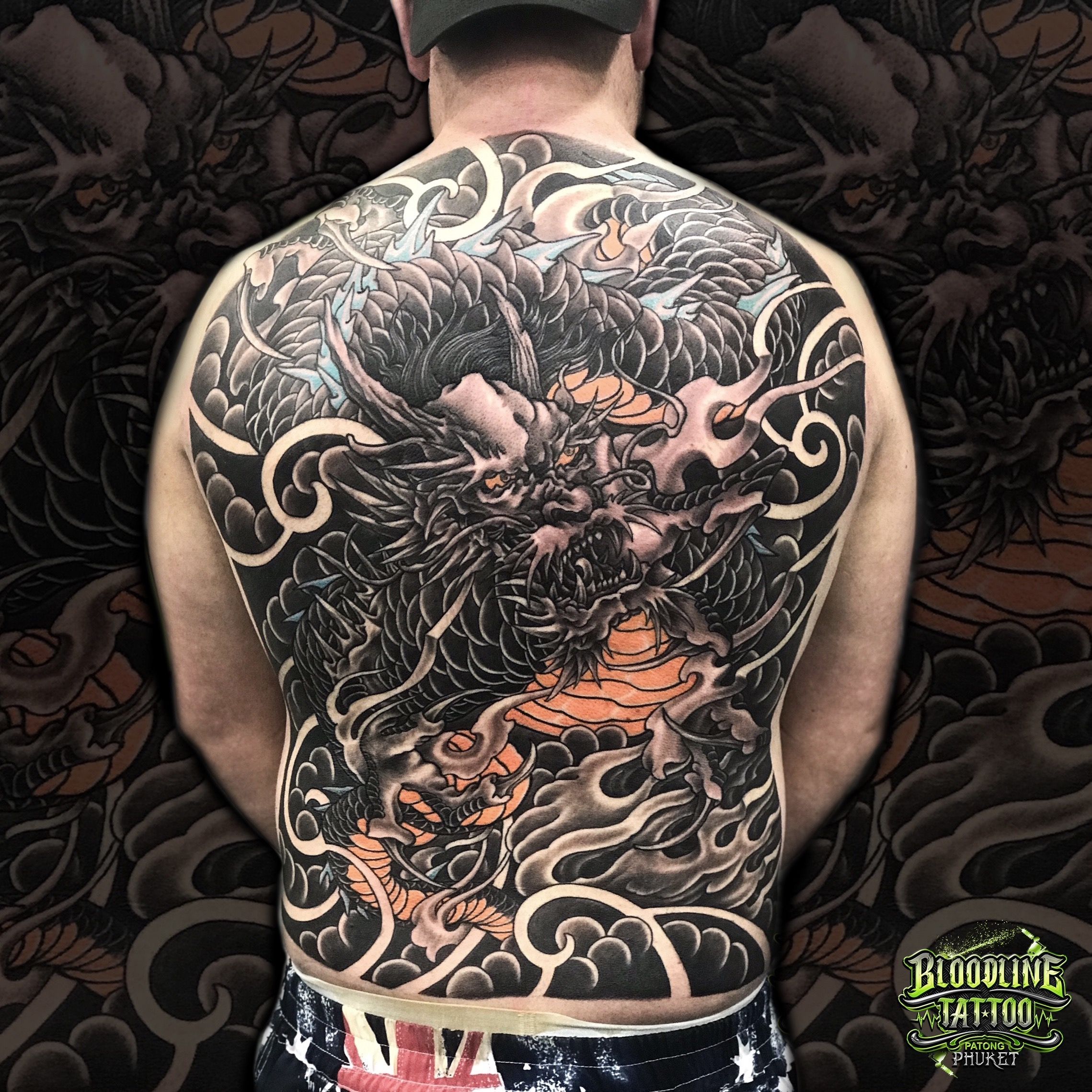 Tattoo uploaded by Bloodline Tattoo Phuket • Dragon Full Back • Tattoodo