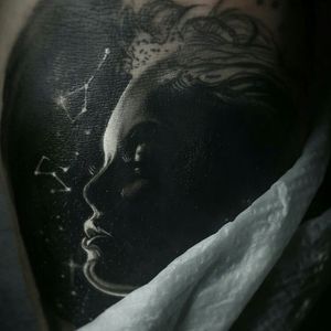 Just purt of a half arm sleeve #realism #realisticportrait #portrait #blackandgrey 