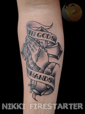 Something more traditional for today! nikkifirestarter.com . . . #PrayerHands #Traditional #TraditionalTattoo #BlackAndGray #Grayscale #ReligiousTattoo #Faith #CrossTattoo #MeaningfulTattoo #ForearmTattoo #HandsTattoo #tattoos #BodyArt #BodyMod #modification #ink #art #QueerArtist #QueerTattooist #MnArtist #MnTattoo #VisualArt #TattooArt #TattooDesign #TheTattooedLady #TattooedLadyMN #NikkiFirestarter #FirestarterTattoos #firestarter #MinnesotaTattoo