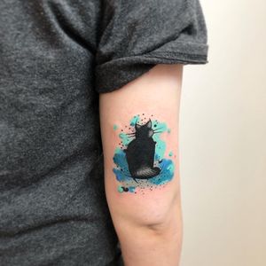 Cat tattoo from my flashes