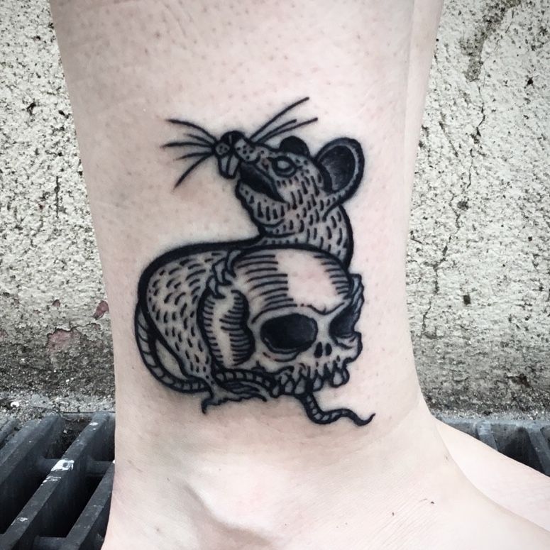 Rat Skeleton Tattoo  rRATS