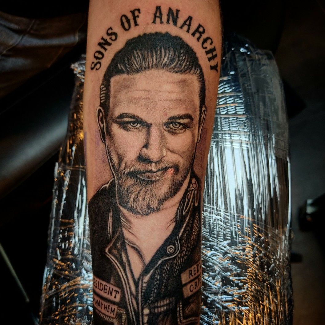 Love Islands Jaxon Human explains his Sons Of Anarchy tattoo  Daily Mail  Online