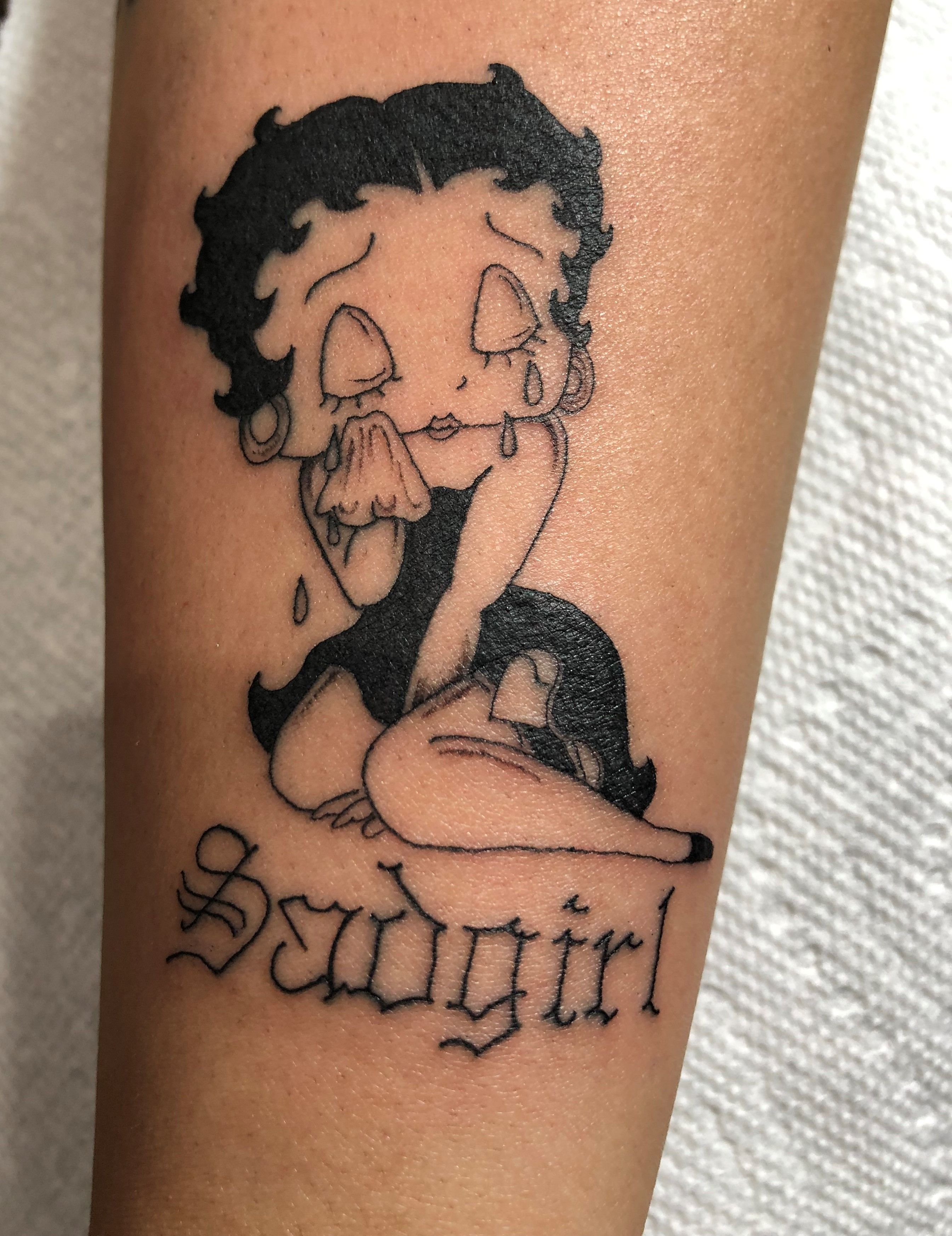 MF B BOOP For the legendary Demi Thank you again you always get the  best shit  bettyboop tattoo  Instagram