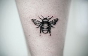 Bumble bee tattoo. 