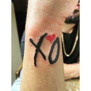 Miqqs with XO - The Weekend lil banger. Beginning my tattooing artistry. Trying level up everyday