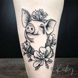 pig tattoo designs