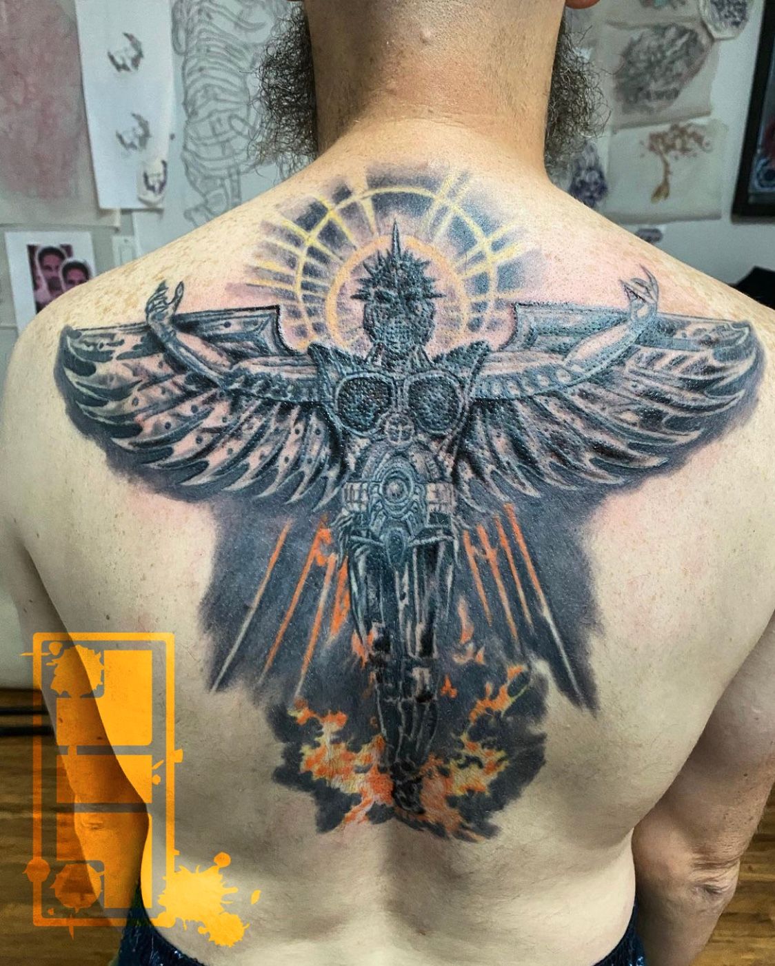 Angel of Retribution by Lordofhjoerring on deviantART  Tattoo art drawings  sketches Warrior tattoos Angel tattoo designs