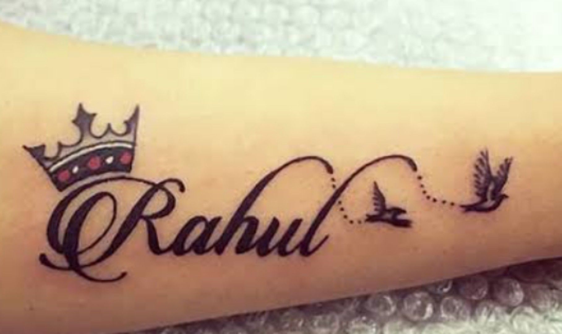 Rahul name tattoo - YouTube