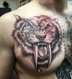 Saber Tooth Tiger Tattoo 