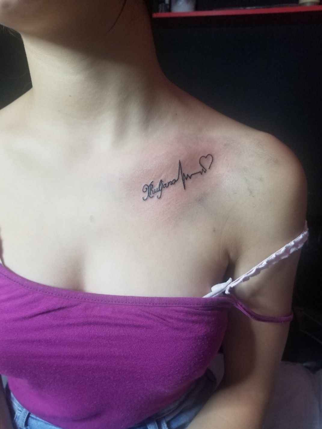 Ahmedabad Ink Tattoo - Heartbeat with name tattoo design  @ahmedabadinktattoo #ahmedabadinktattoo #heart #heartbeat #hearttattoo # heartbeattattoo #hearts #tattoo #tattoos #tattooideas #tattoomodel  #tattoostyle #tattoolove #name #nametattoo #nametag ...