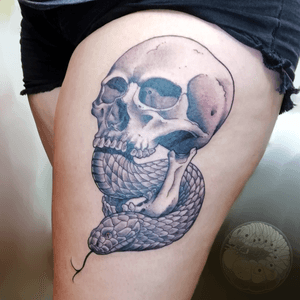 #skull #snake 