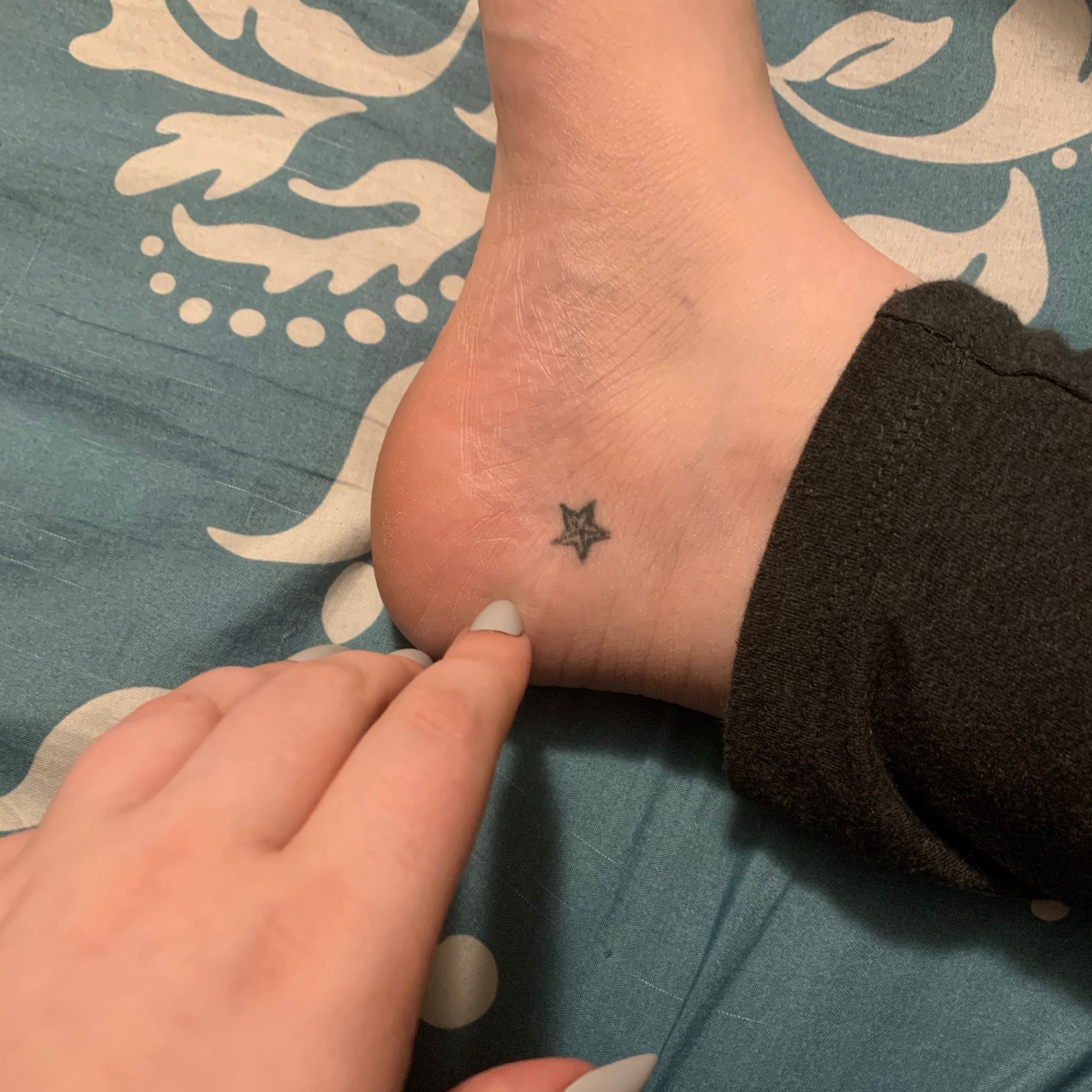 Star Ankle Tattoo by Artifex Tattoo