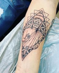 Buddha and Geometric Design