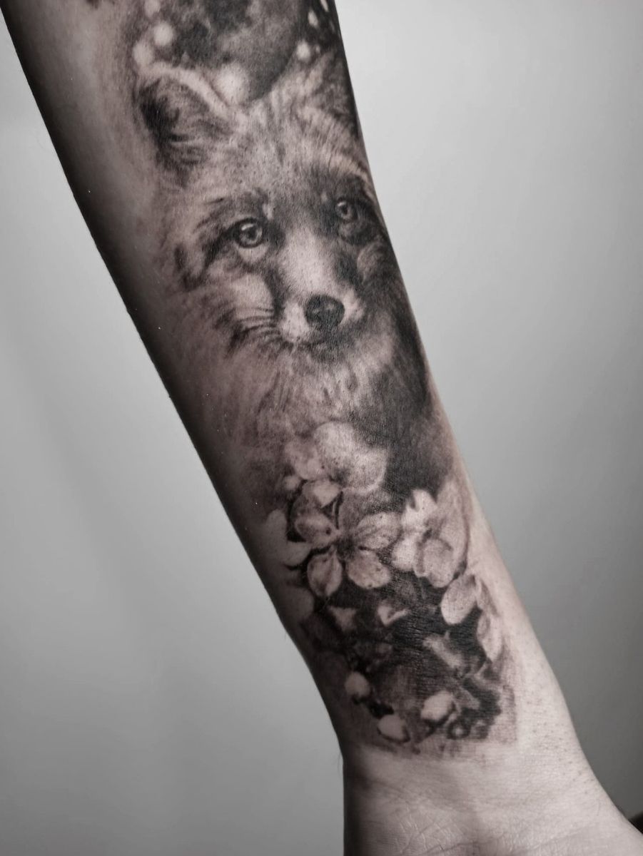 Tattoo uploaded by Delicato • Cherry Fox • Tattoodo