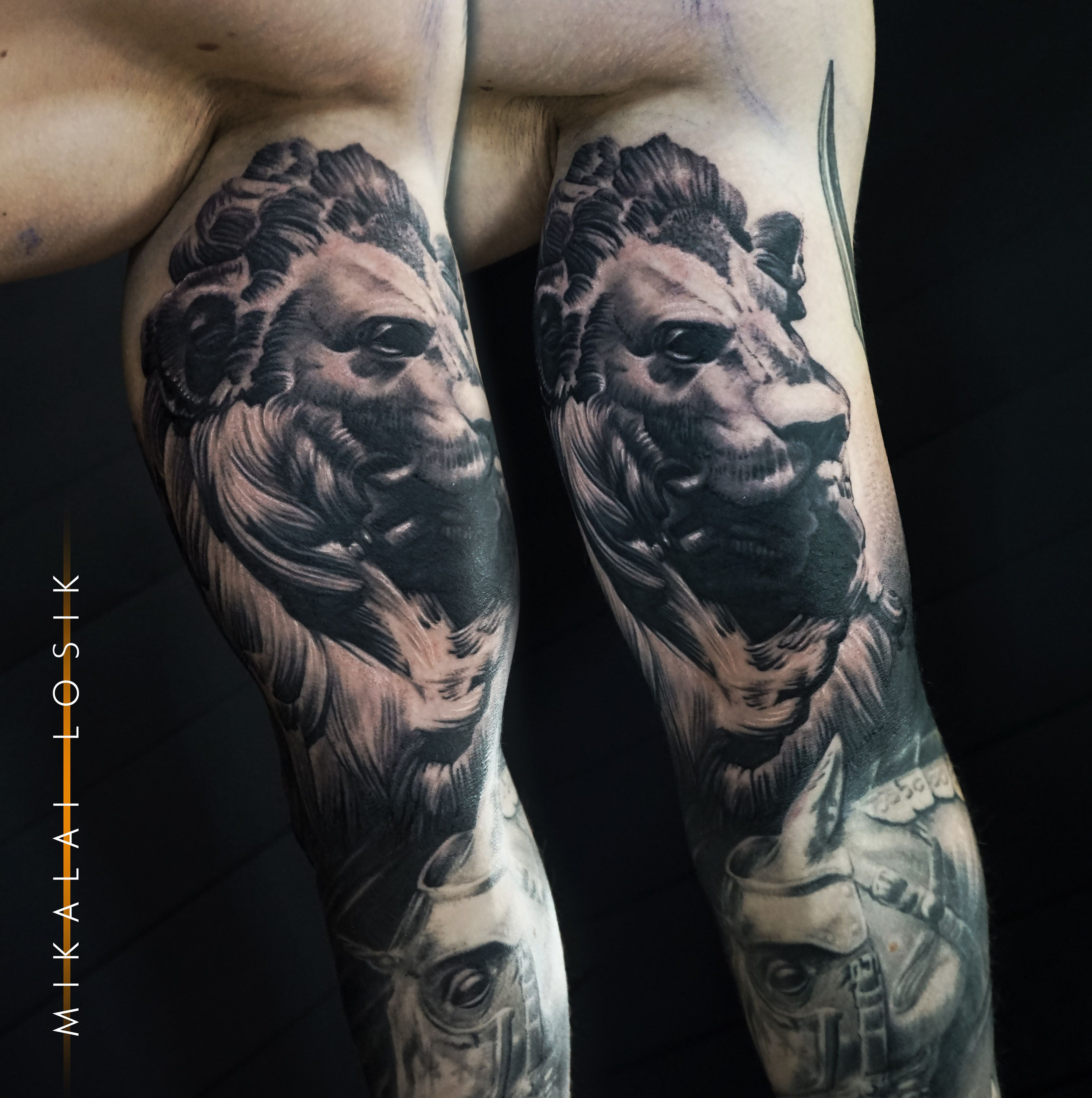 Tomash Blaszczak Tattoo Artist - 1st class piece done by Bart yesterday :D  love it... Hydraulix Tattoos Studio 20 Drury Street, Dublin 2 0862642309  hydraulixtattoos@gmail.com | Facebook