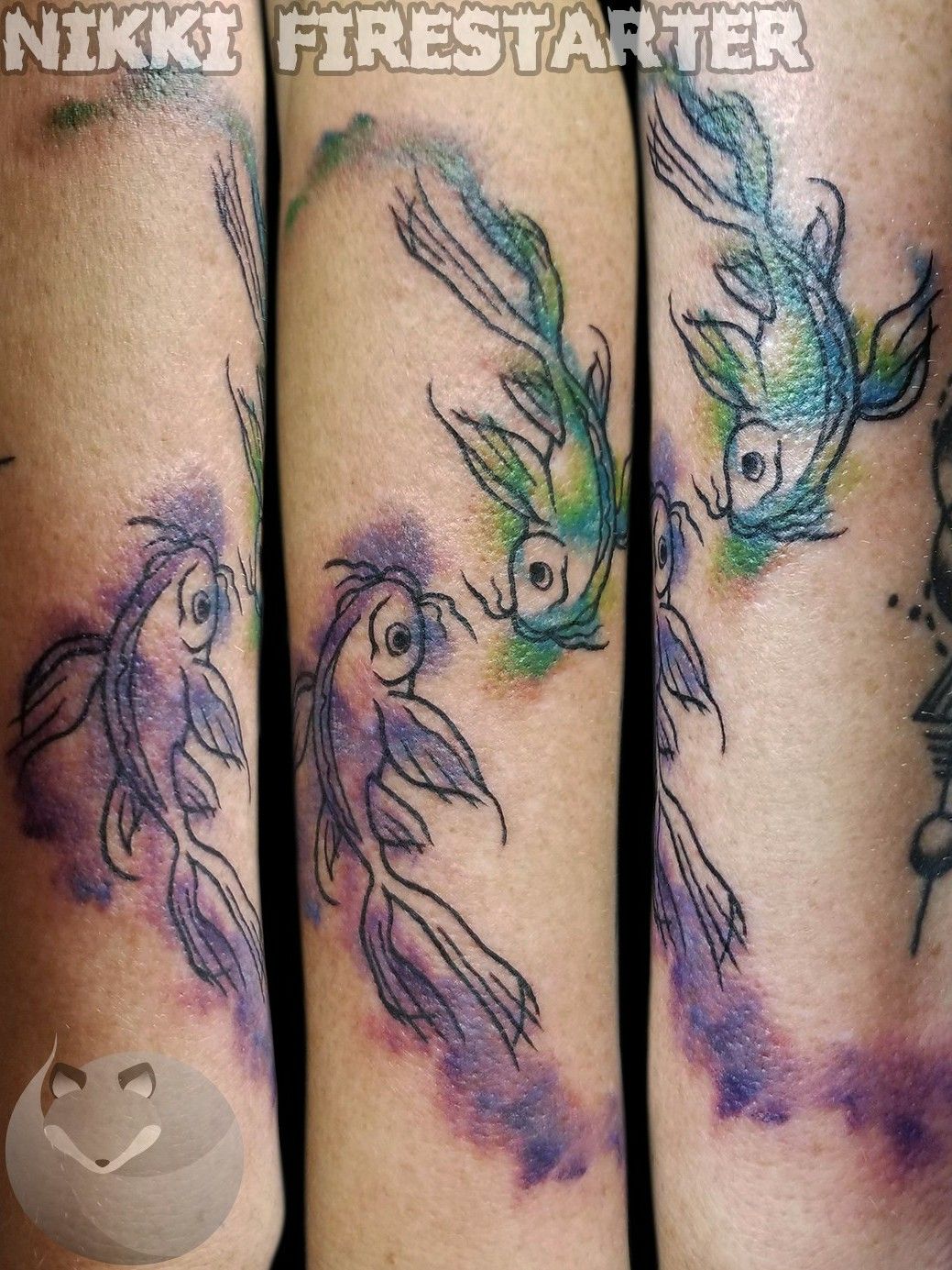 Watercolor pisces fish tattoo piscestattoo tattoopisces tattoo  tattoofriends tattoostyle tattoostudio tattooular tattoosnake   Instagram