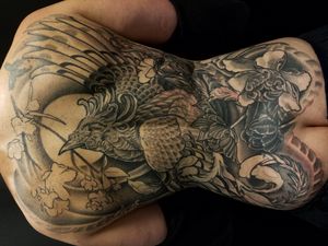 Phoenix Tattoo by Nathan Emery, San Francisco