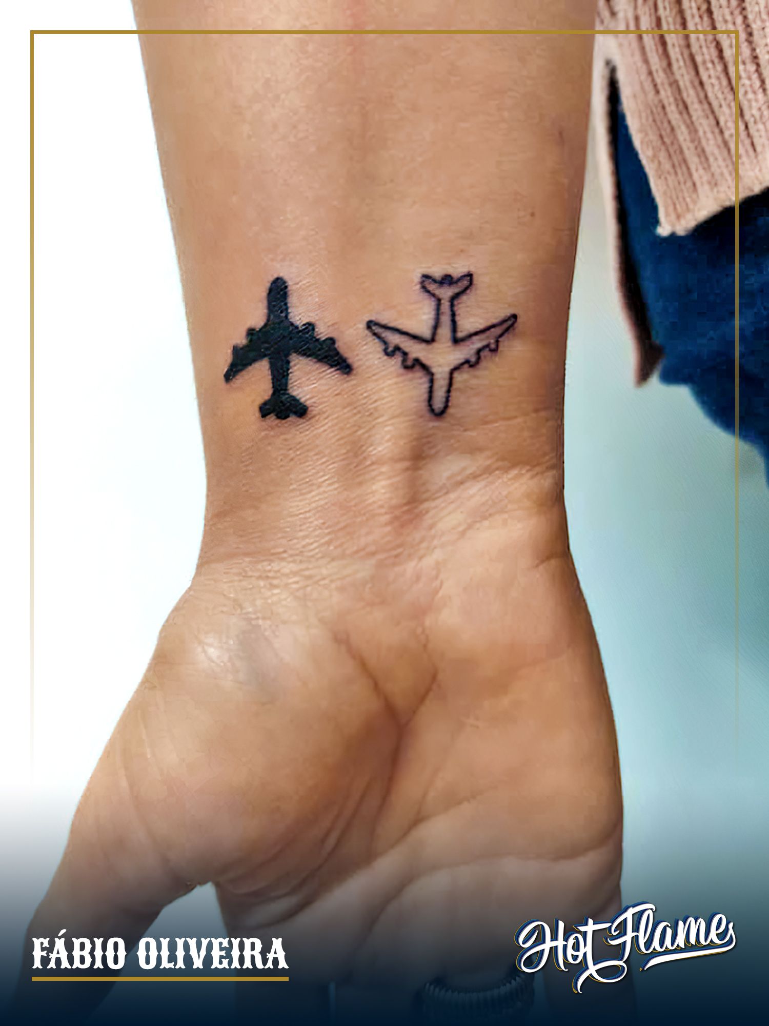 Buy Matching Couple Airplane Tattoo Sticker, Temporary Airplane Outline  Tattoo, Small Airplane Hand Wrist Tattoo, Cute Heart and Airplane Tattoo  Online in India - Etsy