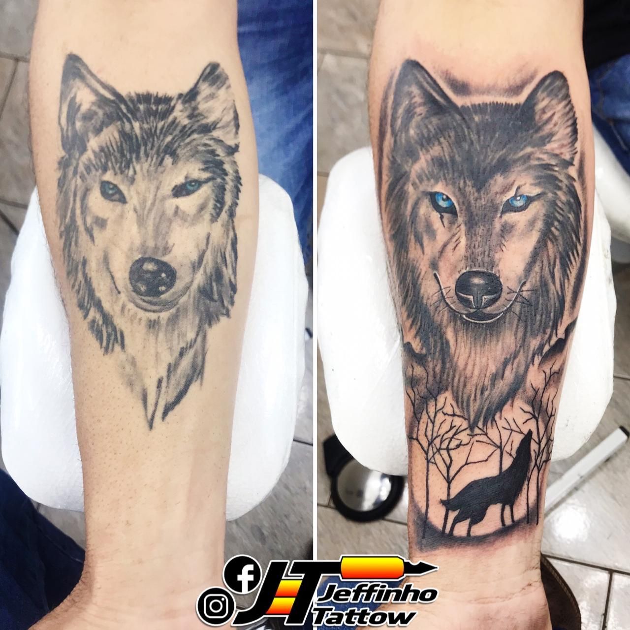 Italian Wolf Tattoo