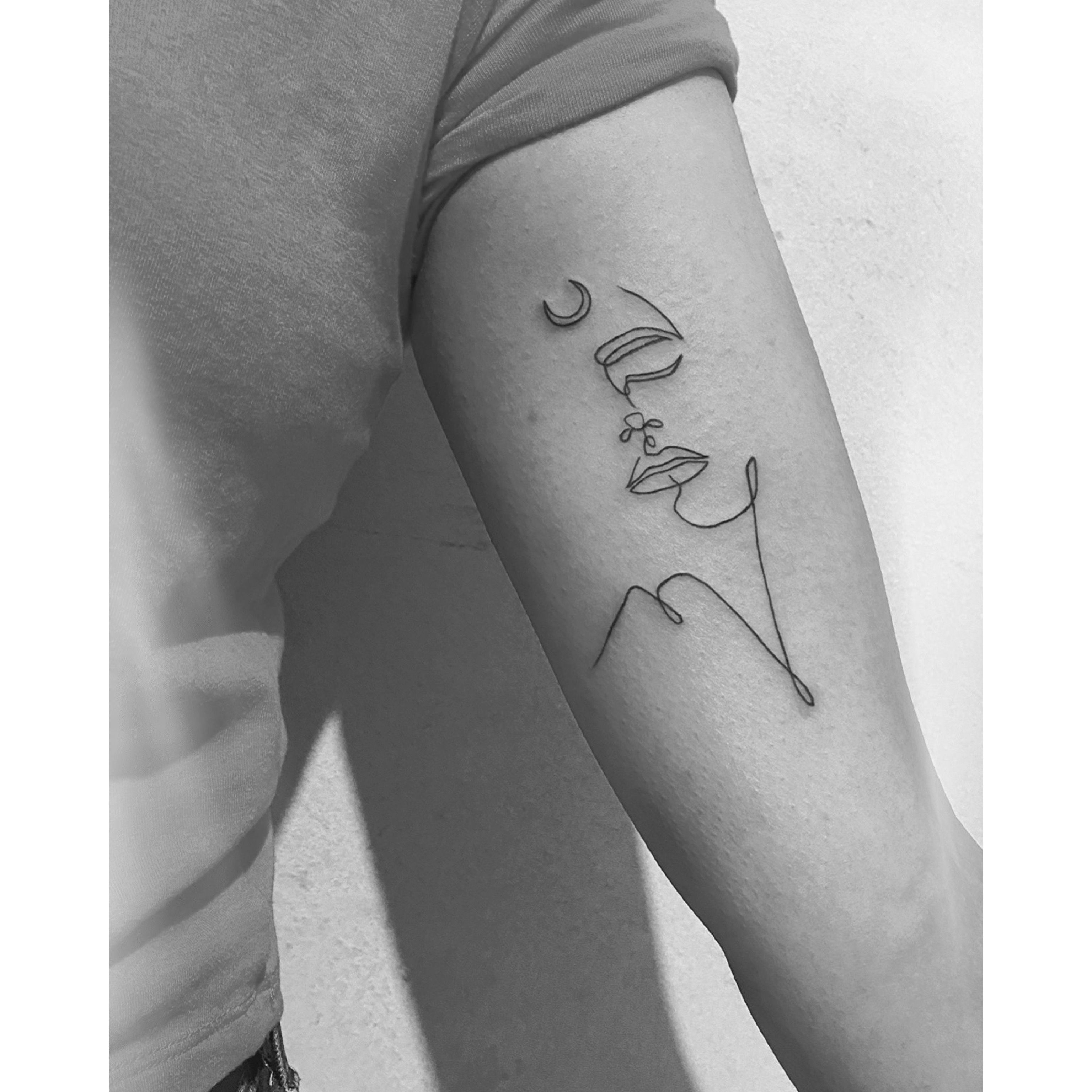 Artistry King Tattoo  Wild Child script back thigh tattoo Artist  Jt   Facebook