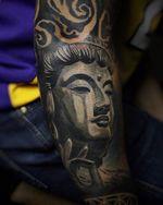 #Onlythebesttattooart #tattoo #ink #cristianrodrigueztattoos #blackandgrey #realism #surrealism #dotwork #ornamental #tribal #geometric #colortattoo #fuerteventura #tattooartist #art #tatuador #canarias #canaryislands #buddhatattoo