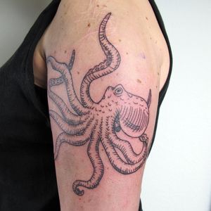 Kraken #octopus #kraken #blackwork