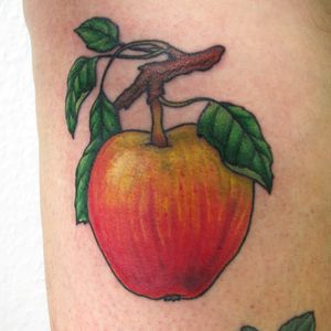 Love to tattoo fruits #apple #illustrative