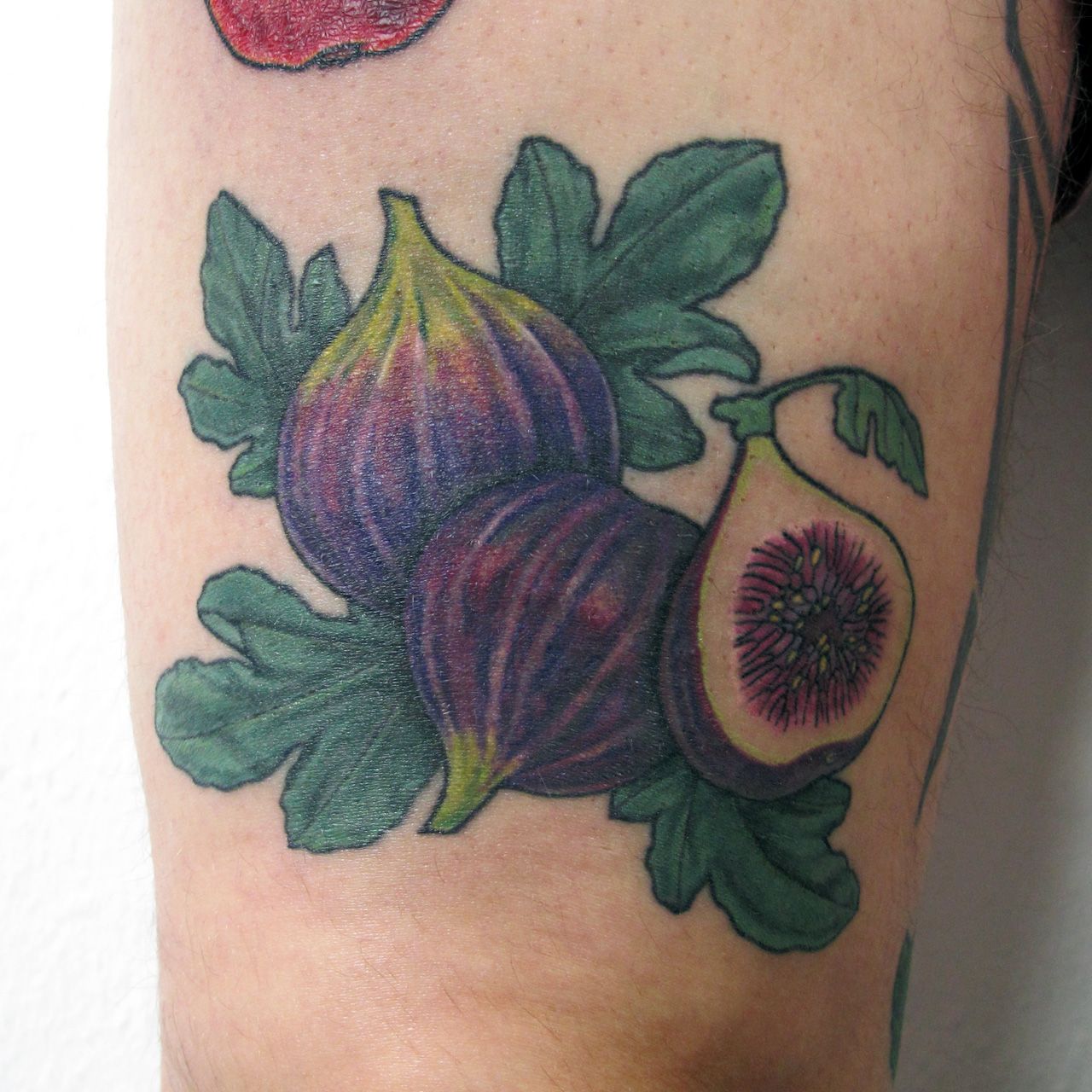 A fig tattoo Inspired by Sylvia Plaths The Bell Jar