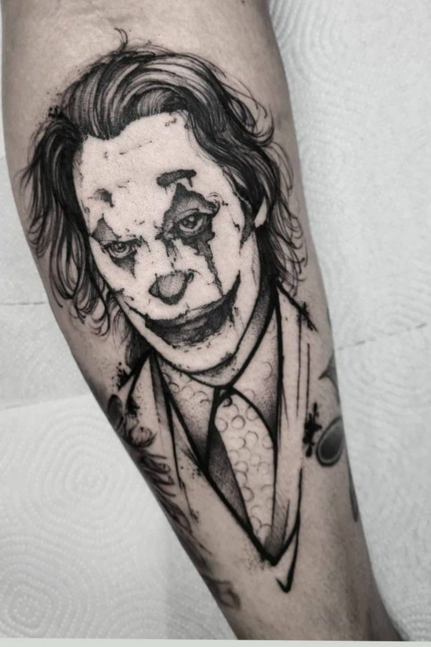 Joker Tattoo #joker #jokertattoo #youtubeshorts #viral #trending #shorts # tattoo - YouTube
