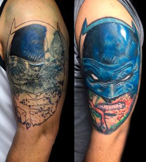 #coveruptattoo #tatuagemcobertura #batman #batmantattoo