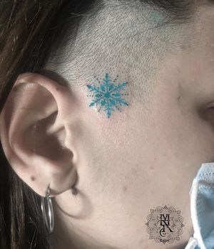 Snowflake TattooDone with Proton Equalizer Mx by Kwadron MAR TATTOO INK 