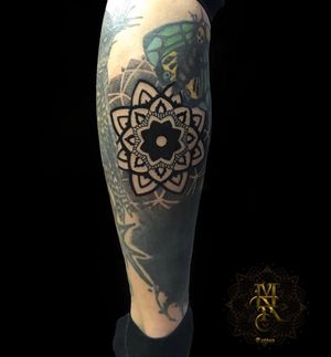 Mandala Tattoo Done with Stilo Pen by Sunskin MAR TATTOO INK