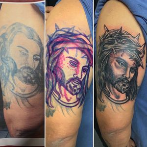 #touchuptattoo #tatuagemreforma #jesus