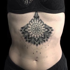 Mandala Tattoo Done with Small V and Primus by Sunskin MAR TATTOO INK 