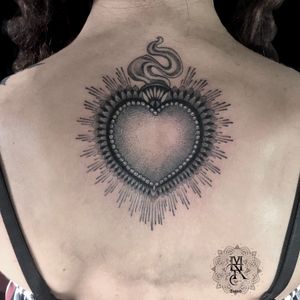 Sacred Heart Tattoo Done with Proton Equalizer Mx by Kwadron MAR TATTOO INK 