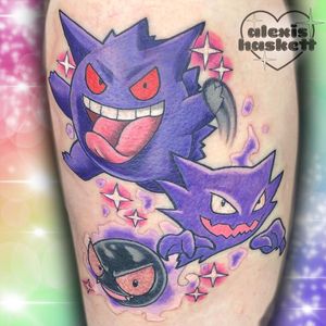 Pokémons Fantasmas  Pokemon sketch, Gengar pokemon, Pokemon tattoo