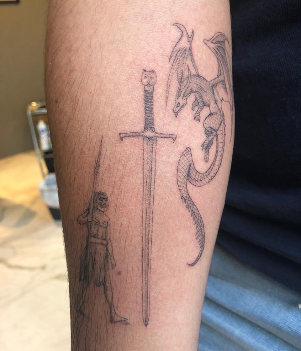 Game of Thrones fans are getting tattoos of the series  Daily Mail Online